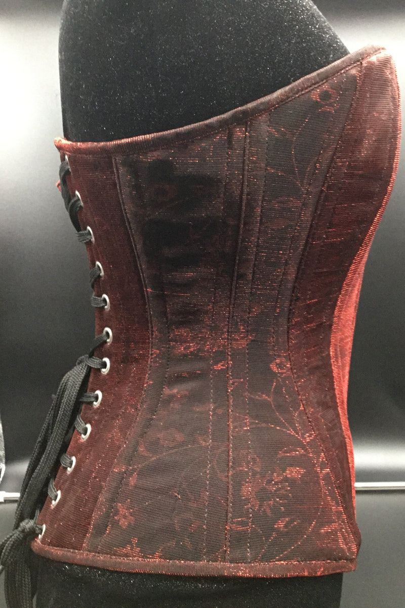 Sparkles Red Corset Overbust