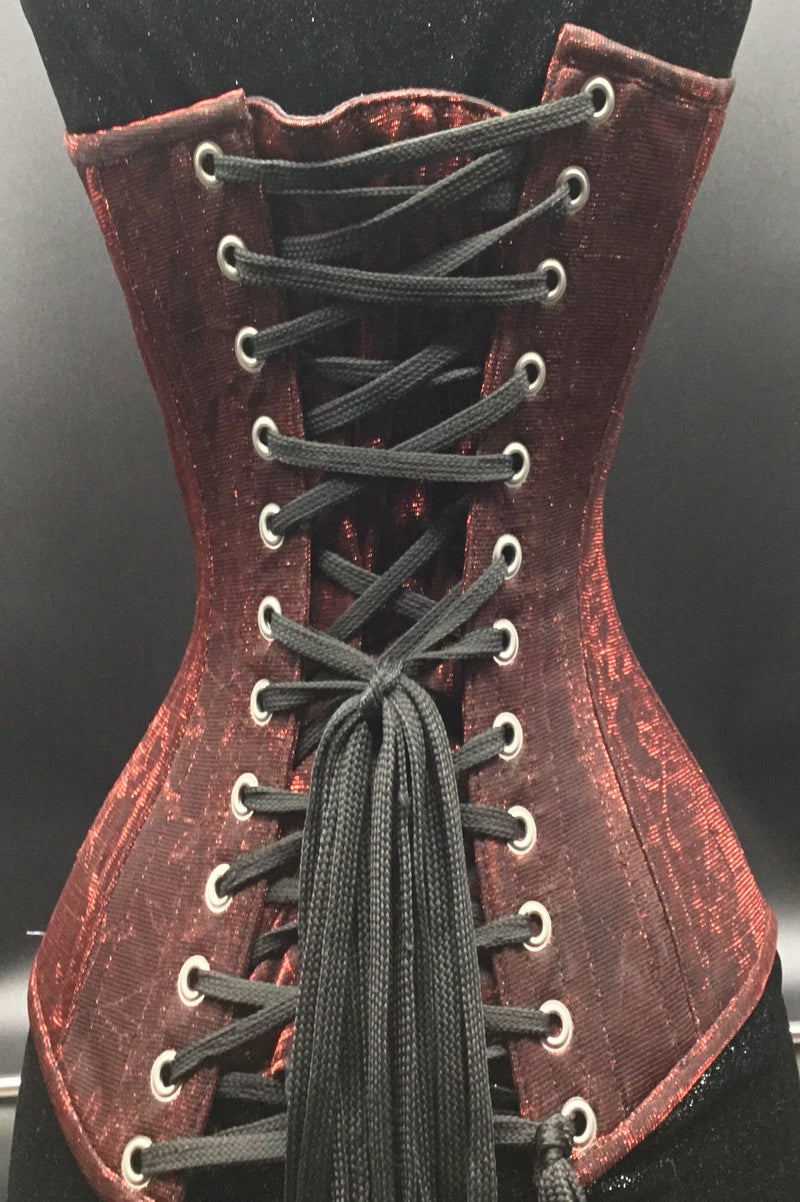 Sparkles Red Corset Overbust