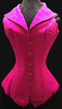 Pink Silk Corsevest | Ms. Martha's Corset Shoppe