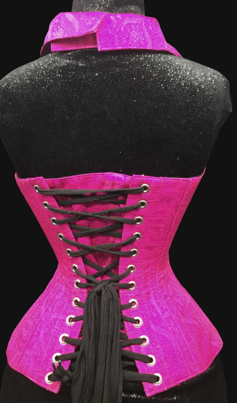 Pink Silk Corsevest | Ms. Martha's Corset Shoppe