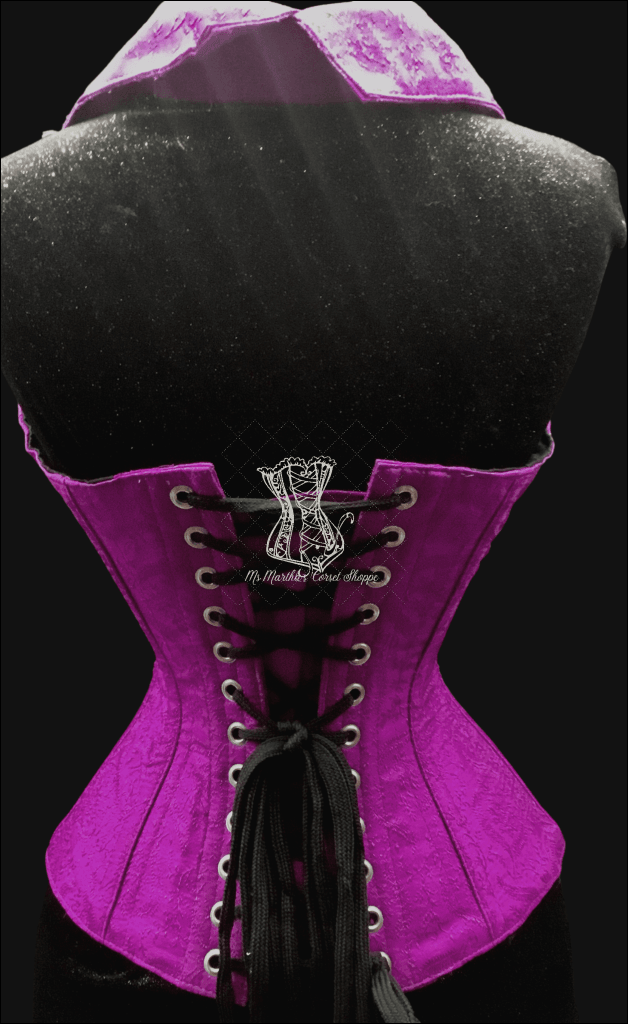 Purple Silk Corsevest | Ms. Martha's Corset Shoppe